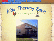 Tablet Screenshot of kidztz.com